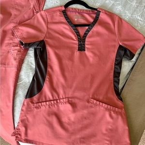 Healing Hands Purple Label 2270 Jessi Pink Scrub Set